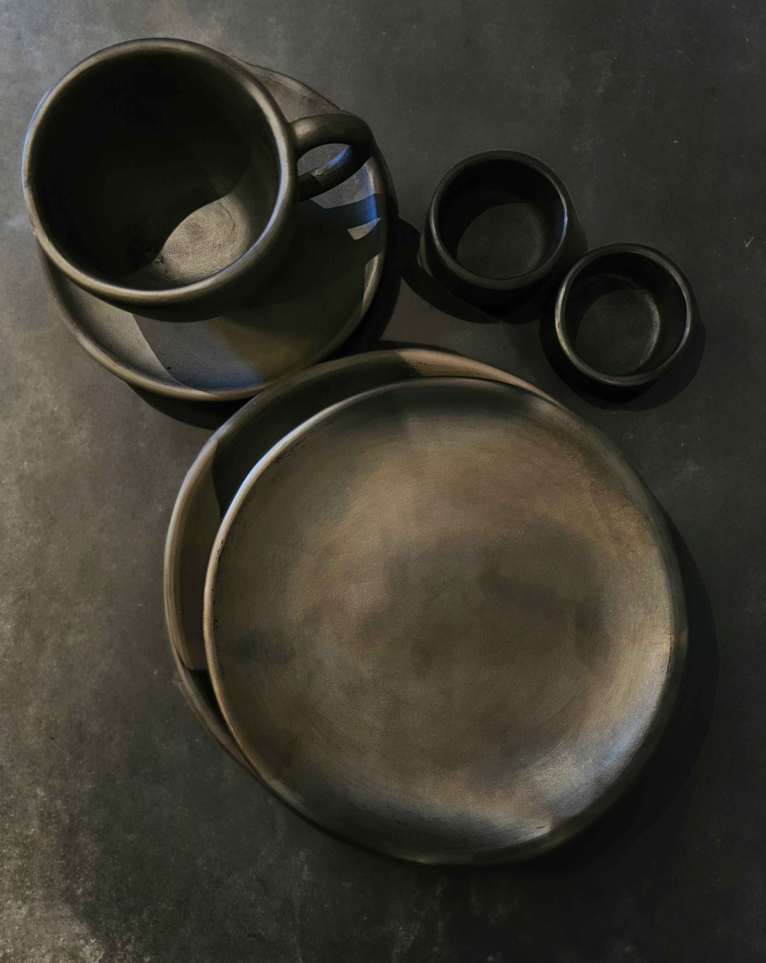 Oaxacan Black Clay Tableware